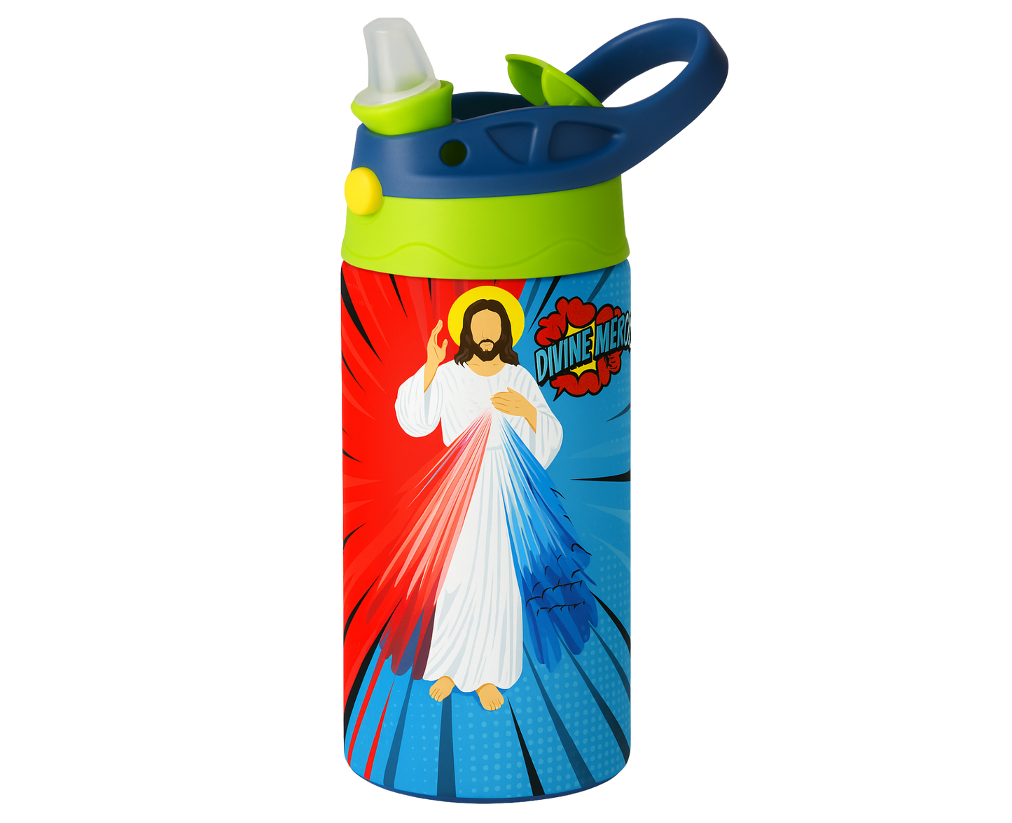 Termo para niño - Divina Misericordia